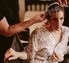 Tiara pedrería novia Venus