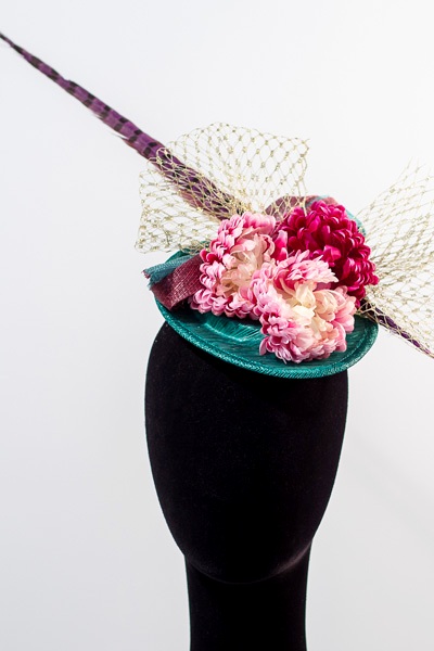 stiletto verde y rosa