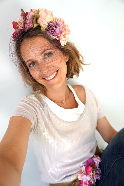 Headband with matching spring belt