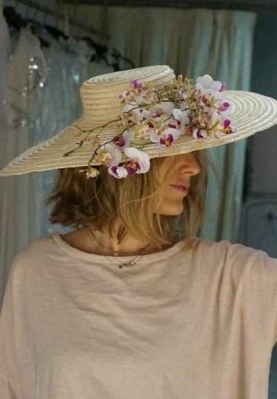 Pamela natural con flor almendro