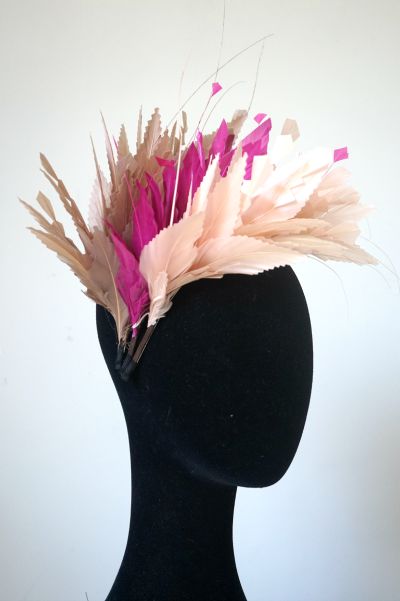 Headband with Olivia feathers