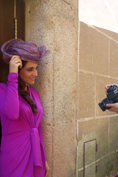 Pamela berenjena con topos