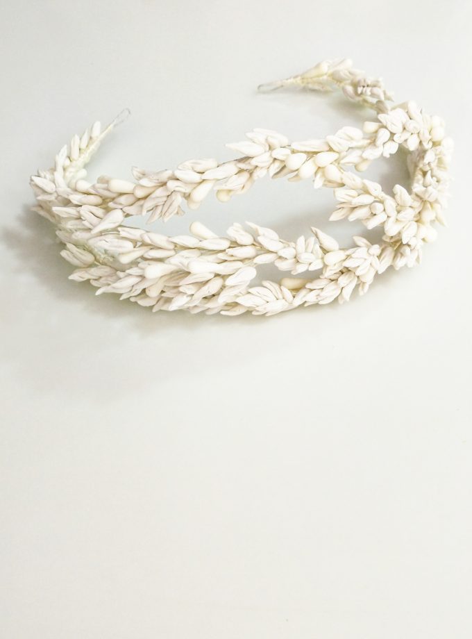 Tocado-tiara semillas silvestres