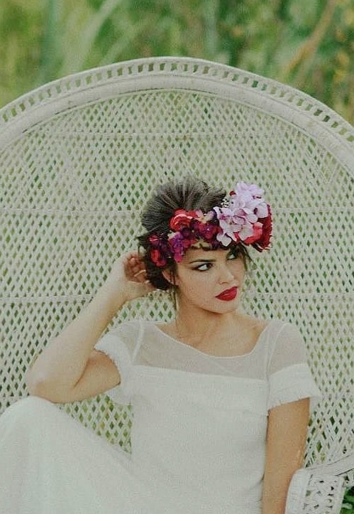 Corona de flores Danivia