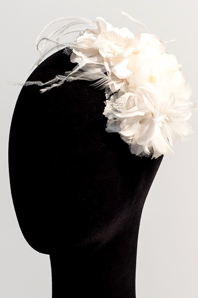 flores de té y plumas