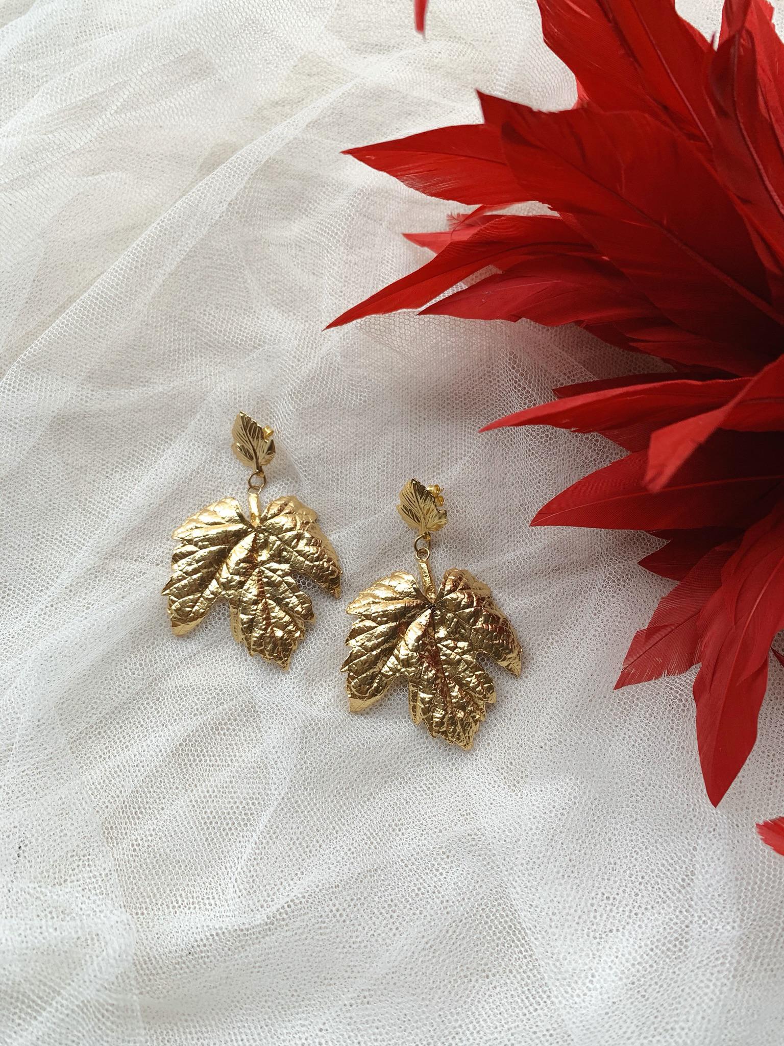 PENDIENTES HOJA DE PARRA