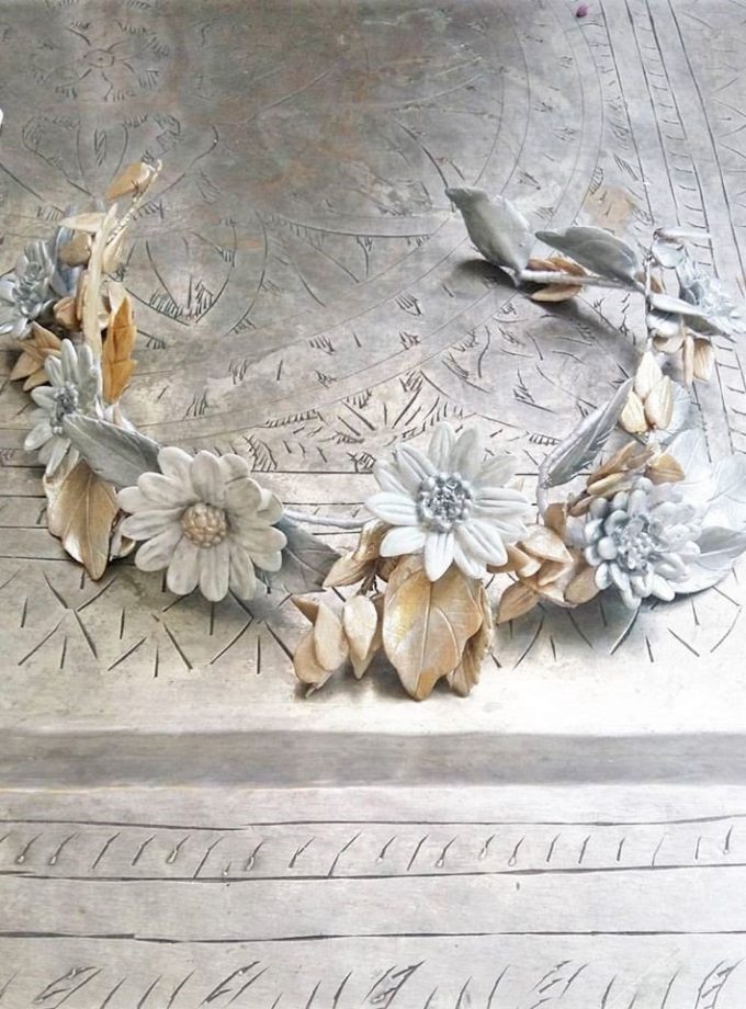 Tocado de margaritas