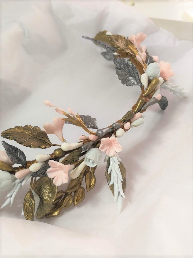 Tocado de novia Letizia