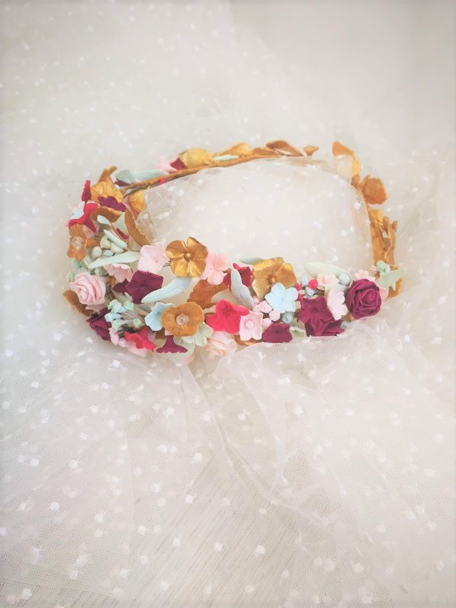 Corona de flores Lola