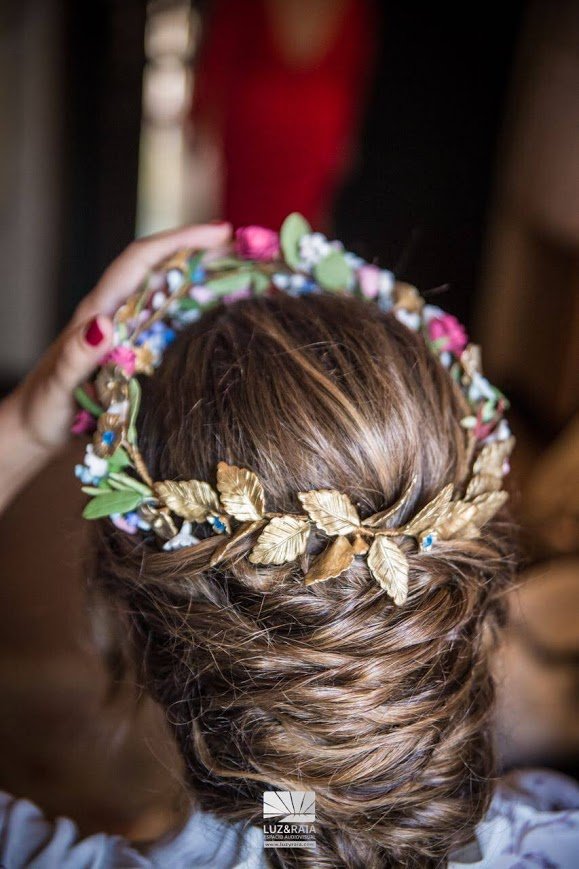 Corona de flores Carolina