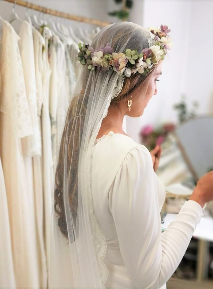 Corona de flores Laura